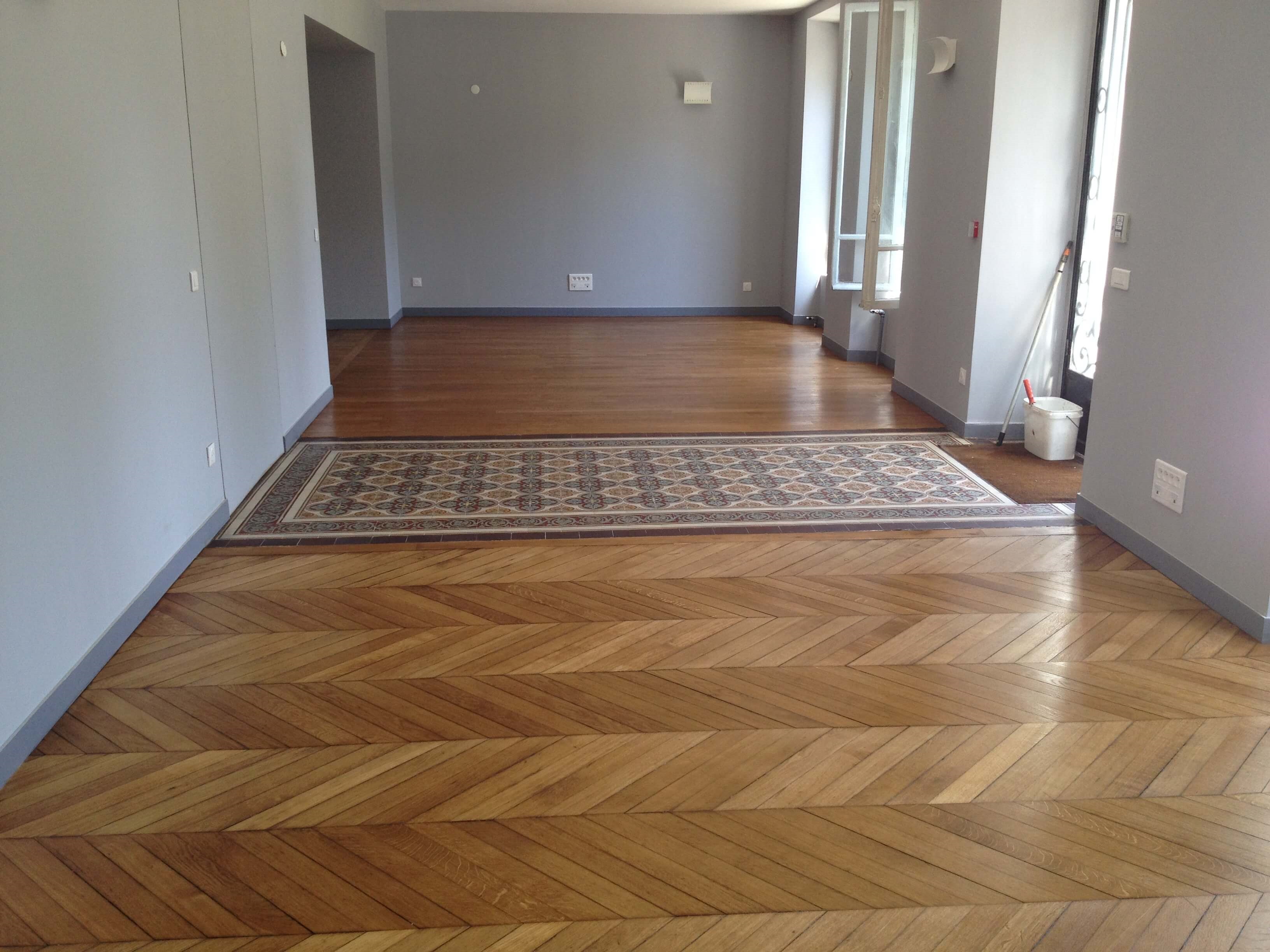 Réalisation parquet Paris - Chantier 1