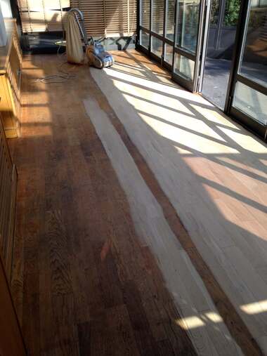 Rénovation de parquet ancien par un professionnel